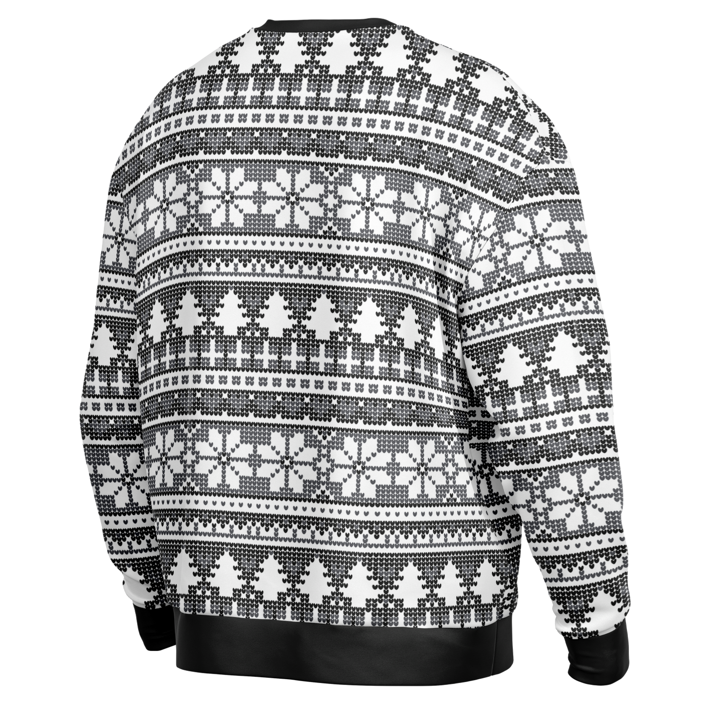 Custom Xmas Sweater Black - AOP