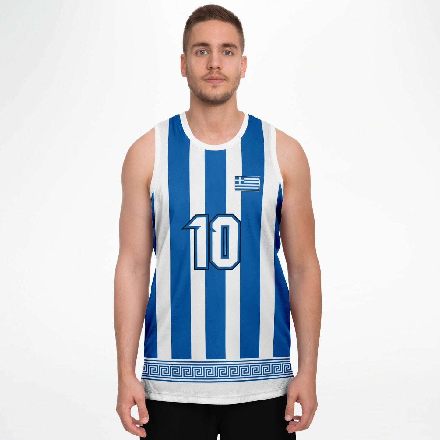 Greece Basketball Jersey- AOP