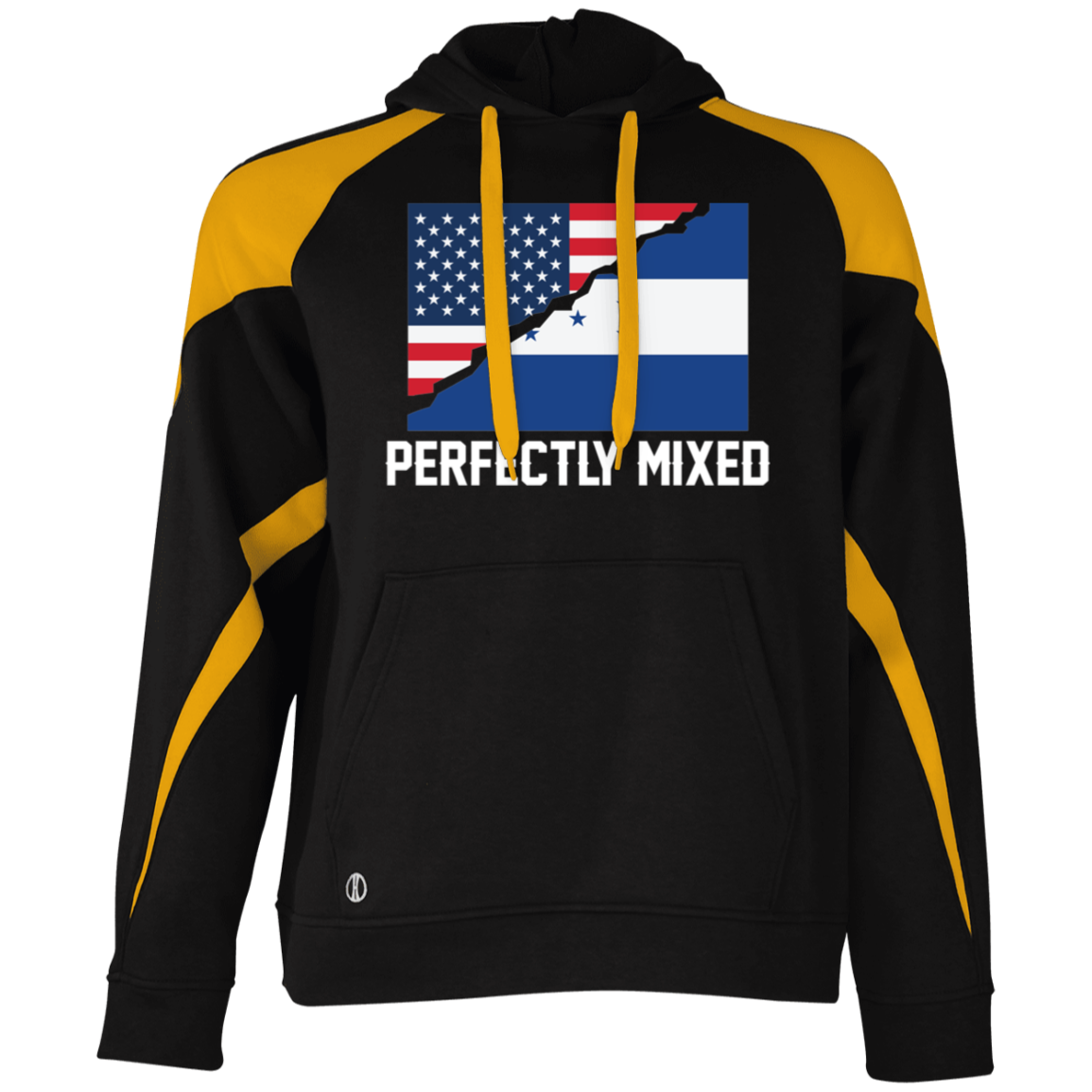 Perfectly Mixed Athletic Fleece Hoodie