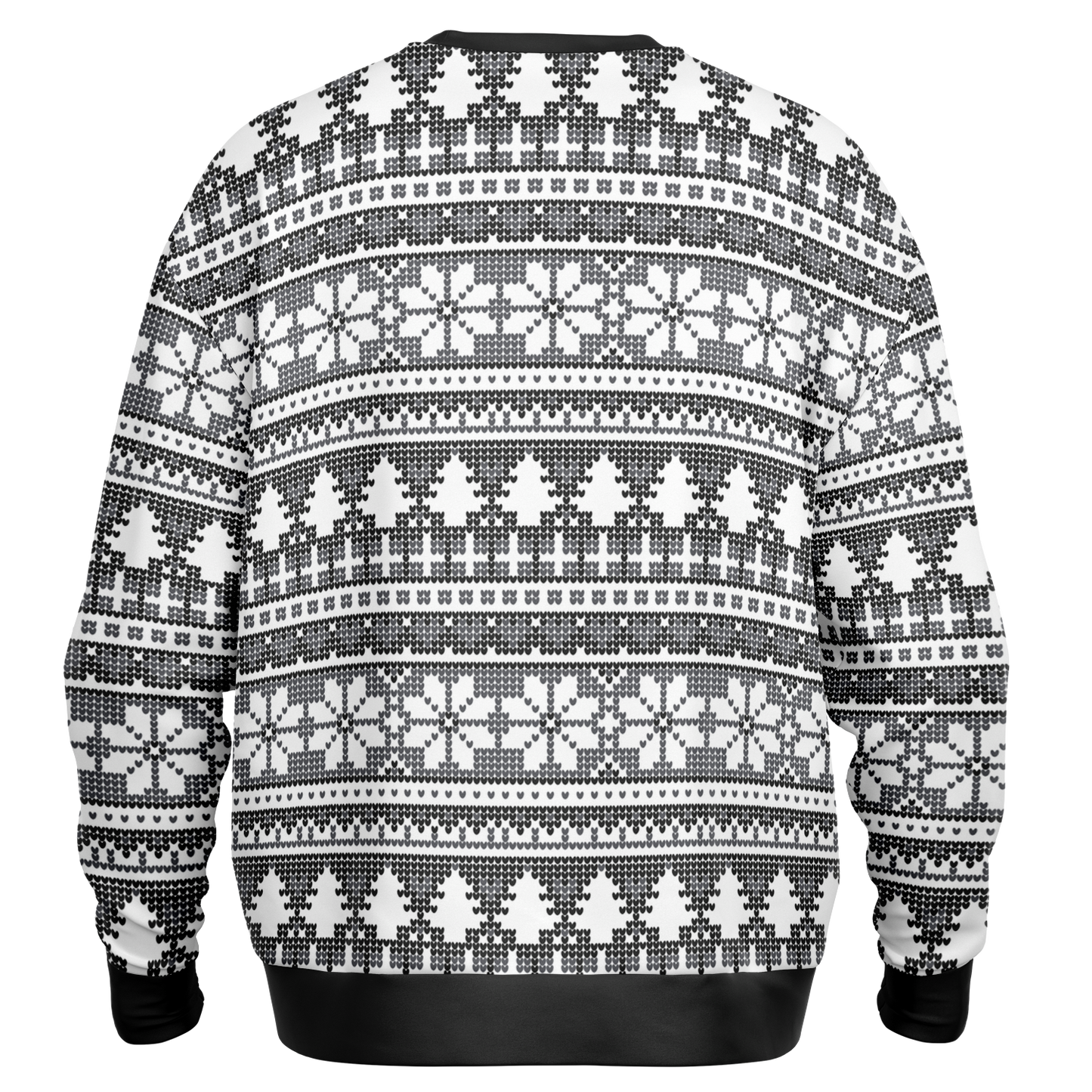 Custom Xmas Sweater Black - AOP