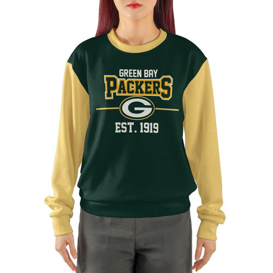 All-over Print Knitted Sweater