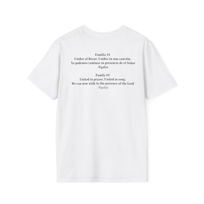 Angel & Prayer Unisex Softstyle T-Shirt - Spiritual Art Tee for Faith and Family