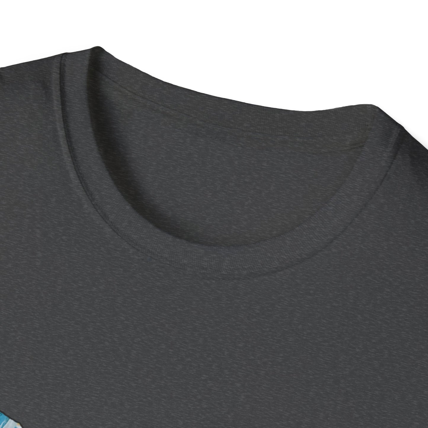 Angel & Prayer Unisex Softstyle T-Shirt - Spiritual Art Tee for Faith and Family