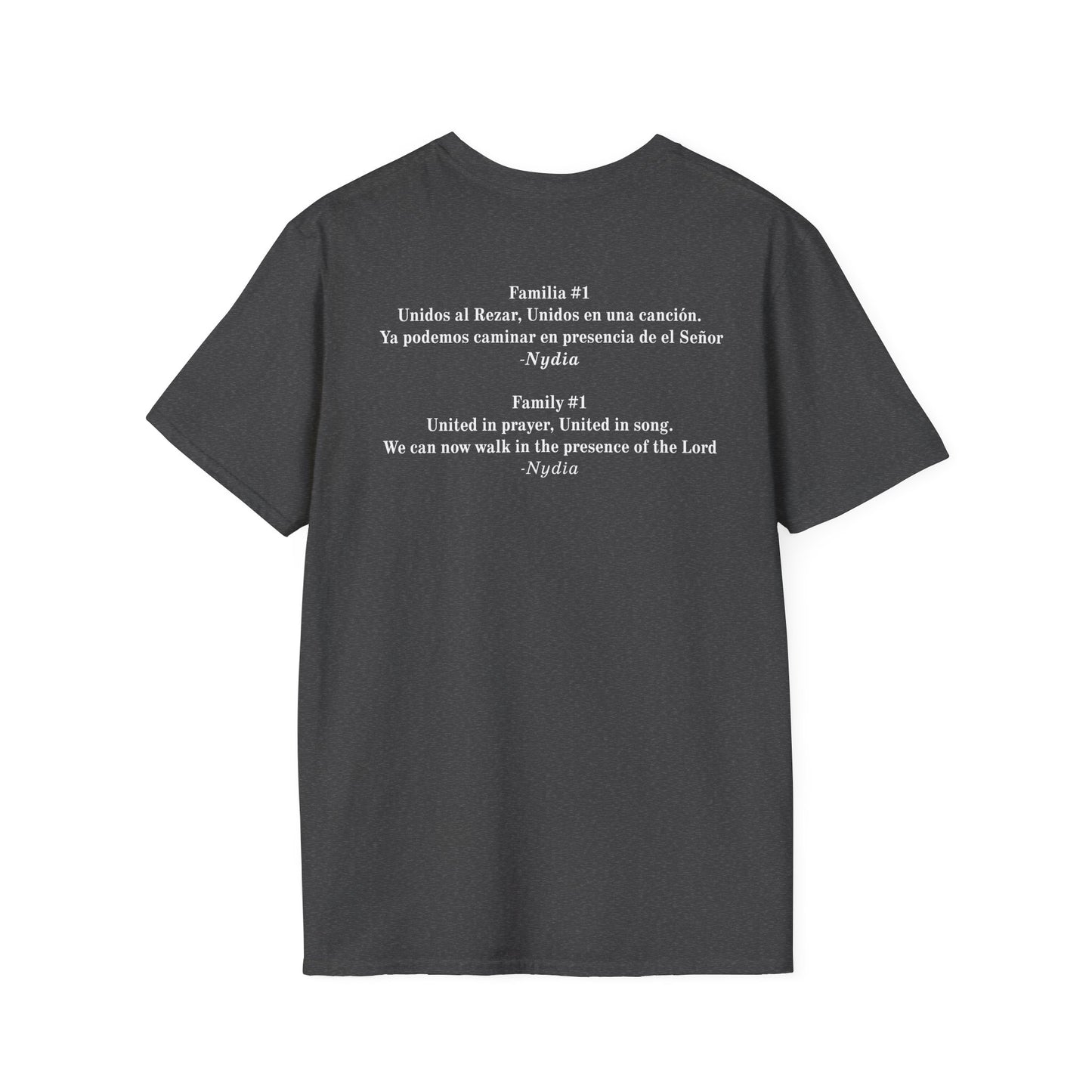 Angel & Prayer Unisex Softstyle T-Shirt - Spiritual Art Tee for Faith and Family