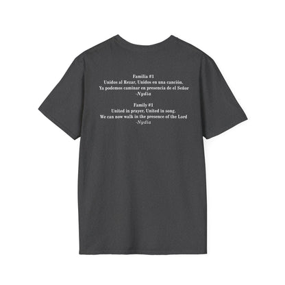 Angel & Prayer Unisex Softstyle T-Shirt - Spiritual Art Tee for Faith and Family