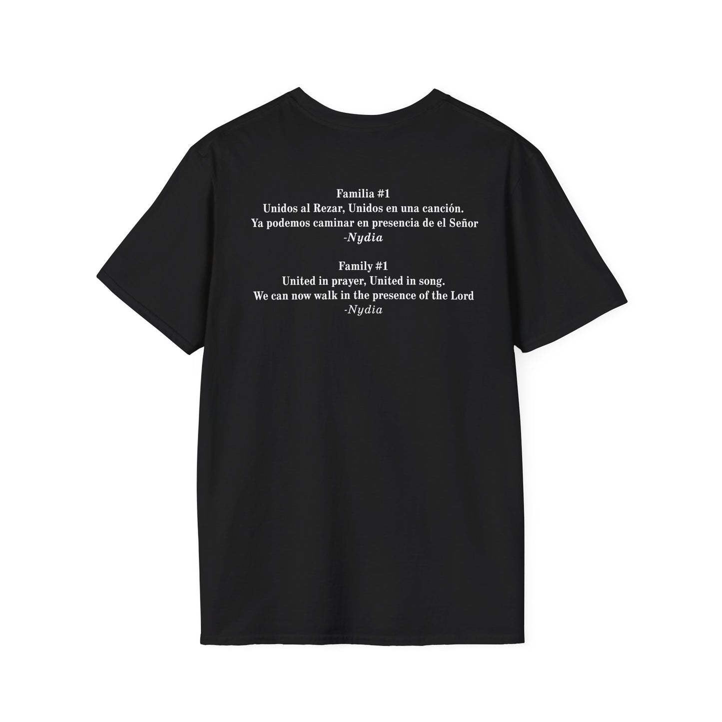Angel & Prayer Unisex Softstyle T-Shirt - Spiritual Art Tee for Faith and Family
