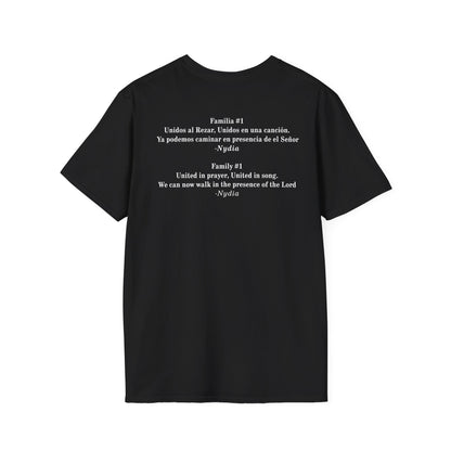 Angel & Prayer Unisex Softstyle T-Shirt - Spiritual Art Tee for Faith and Family