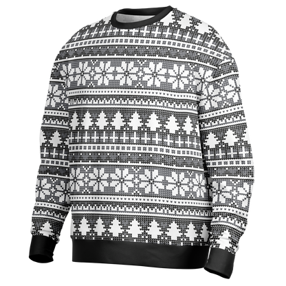 Custom Xmas Sweater Black - AOP
