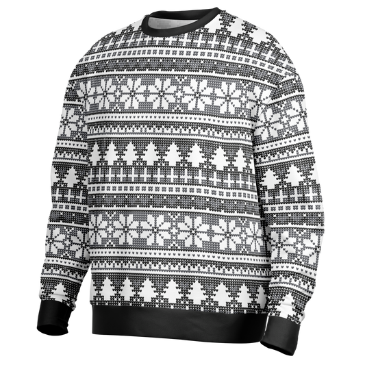 Custom Xmas Sweater Black - AOP