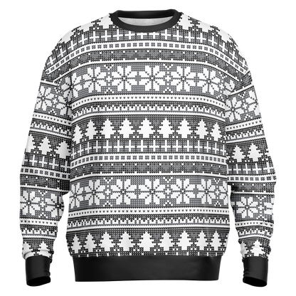 Custom Xmas Sweater Black - AOP