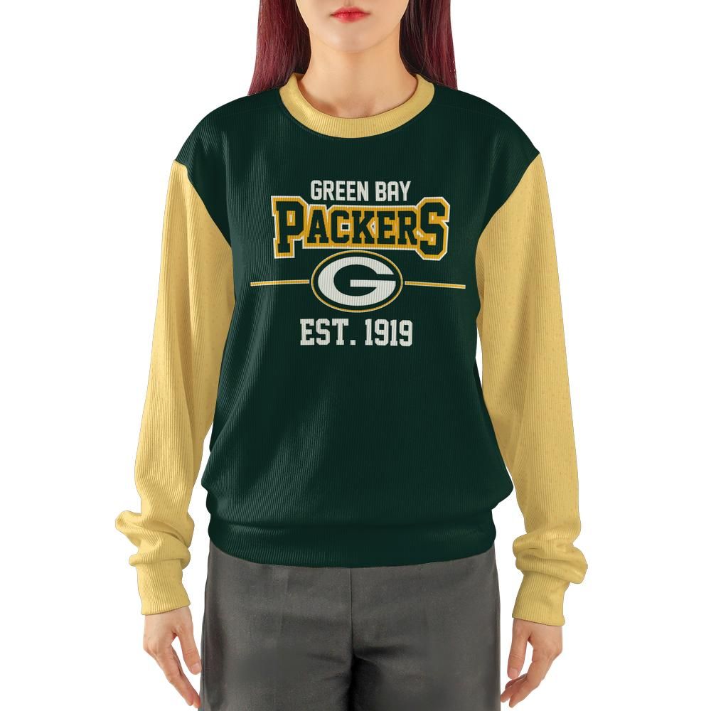 All-over Print Knitted Sweater