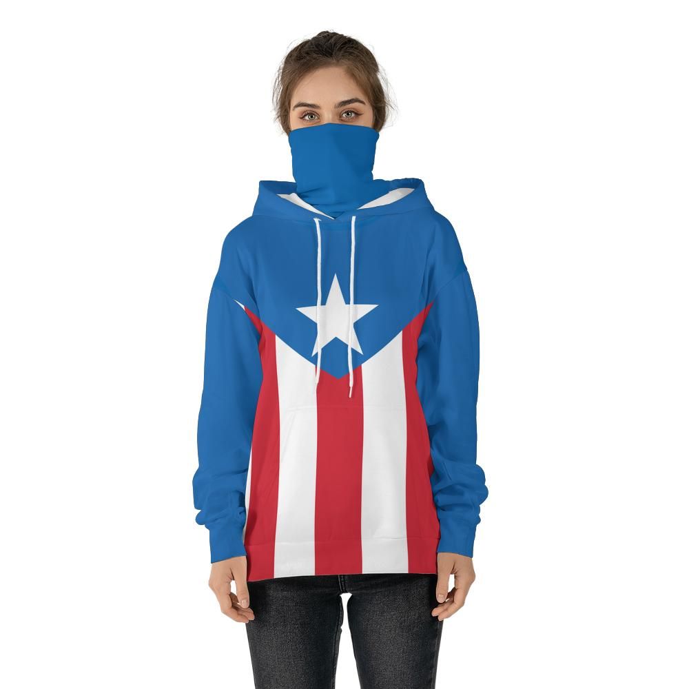 All-over Print Gaiter Hoodie (Made in China)